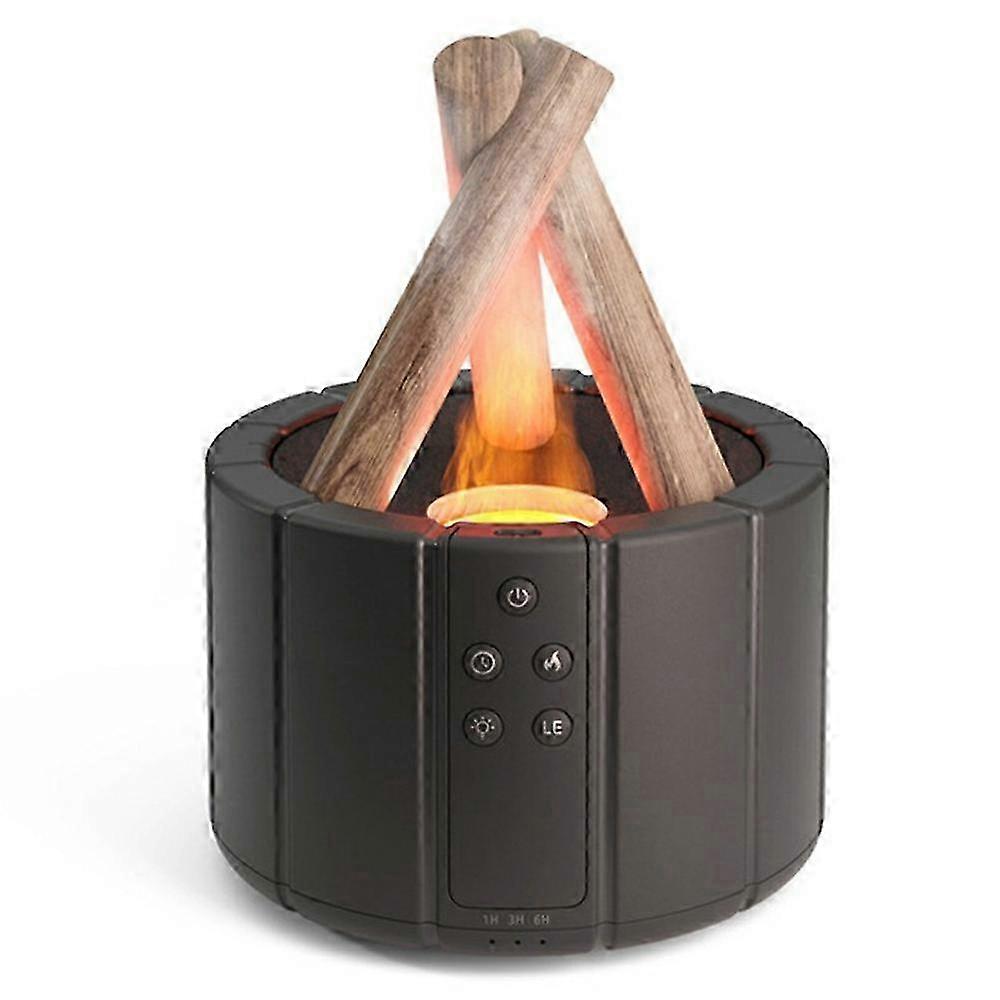 Creative Campfire Simulation Flame Aroma Diffuser Humidifier with Remote Control