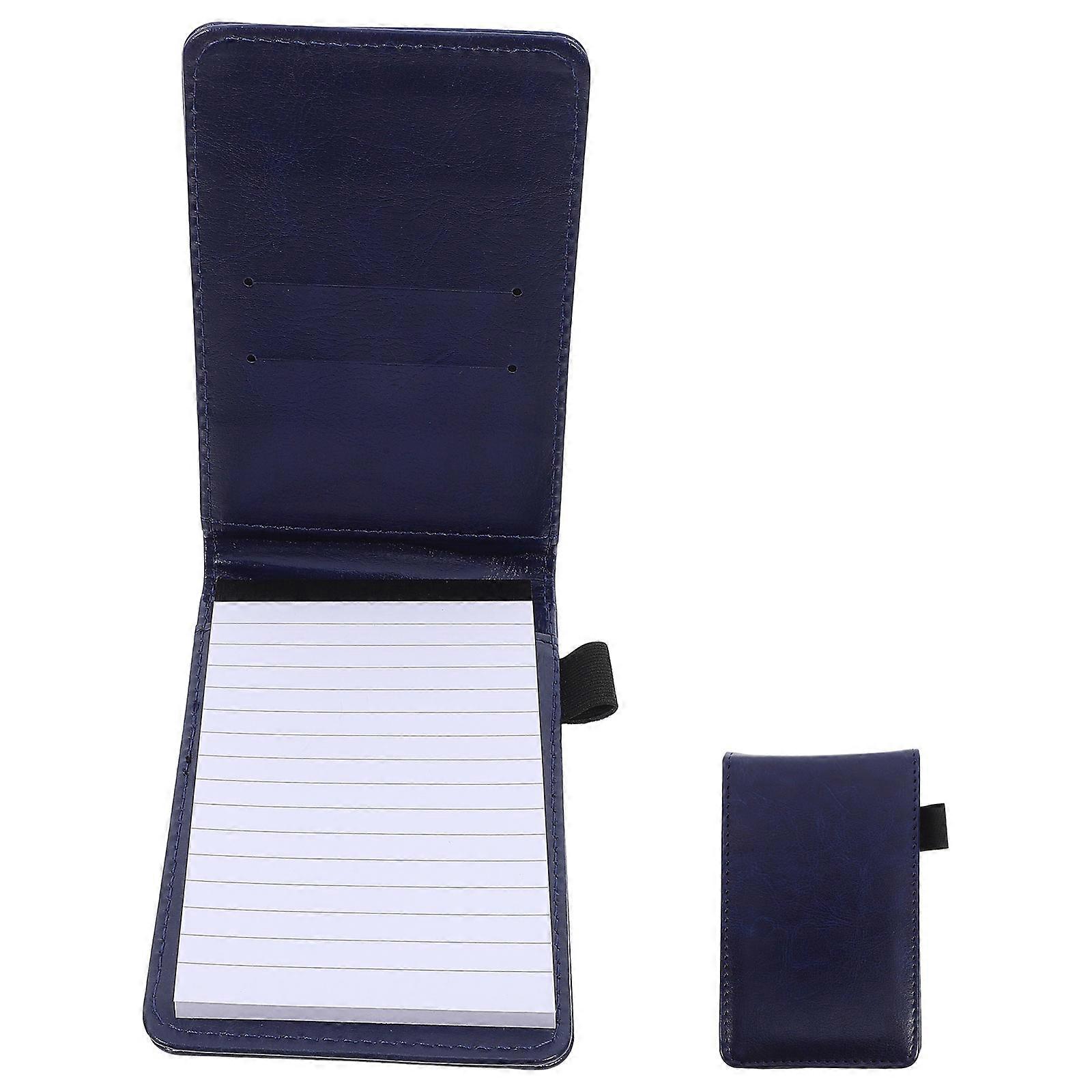 Business Notebook For Men Professional Notebook Writing Diary Office Use Dark Blue 5.3X3.5X0.6in 1Set