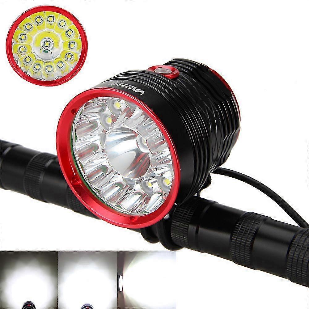High Quality 3-Modes 30000lm 14xT6 LED Bicycle Bike Front Light Torch Lamp Without Battery