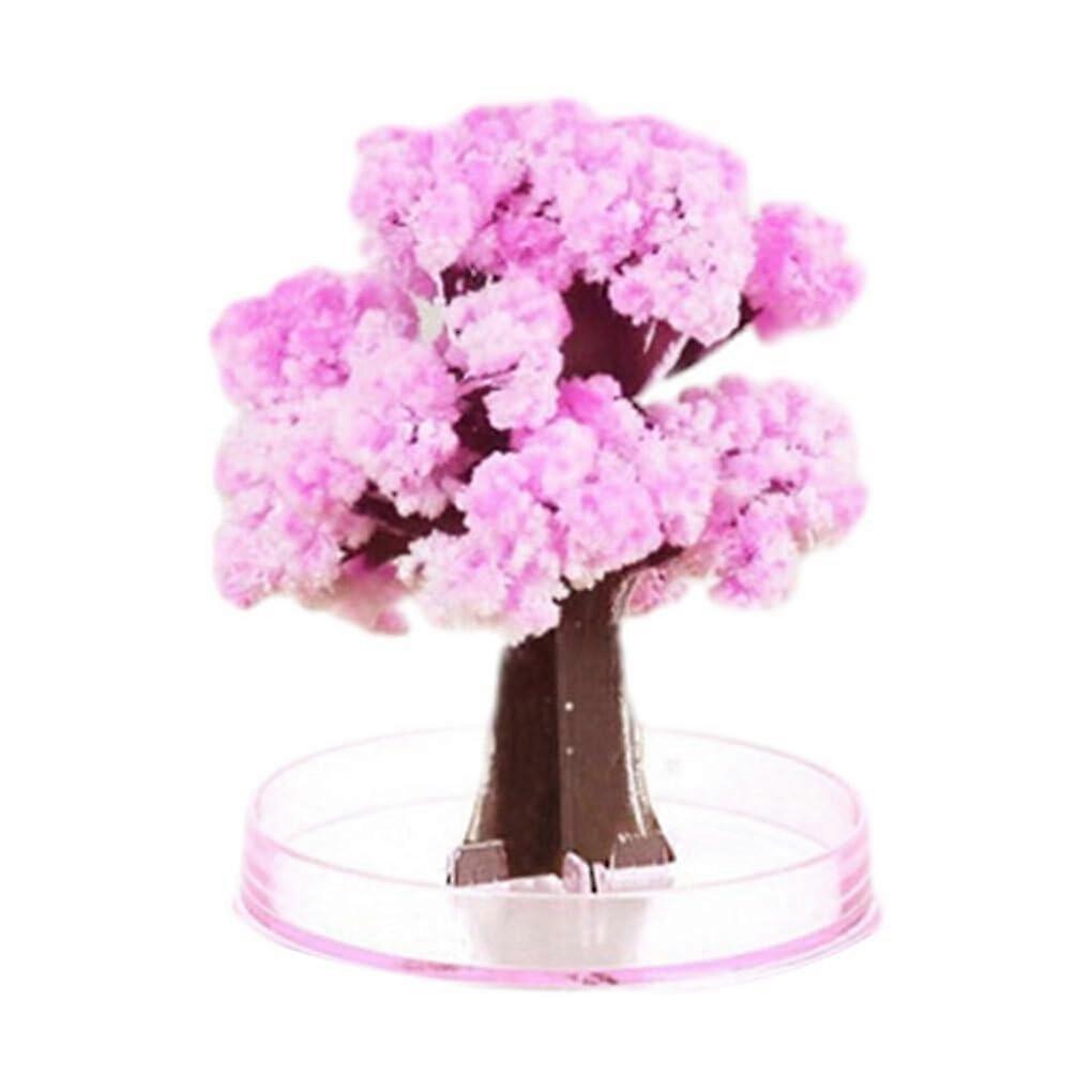 Interactive Flower Tree Toy Desktop Growing Tree Sakura Realistic Pink Compact Educational Playtime