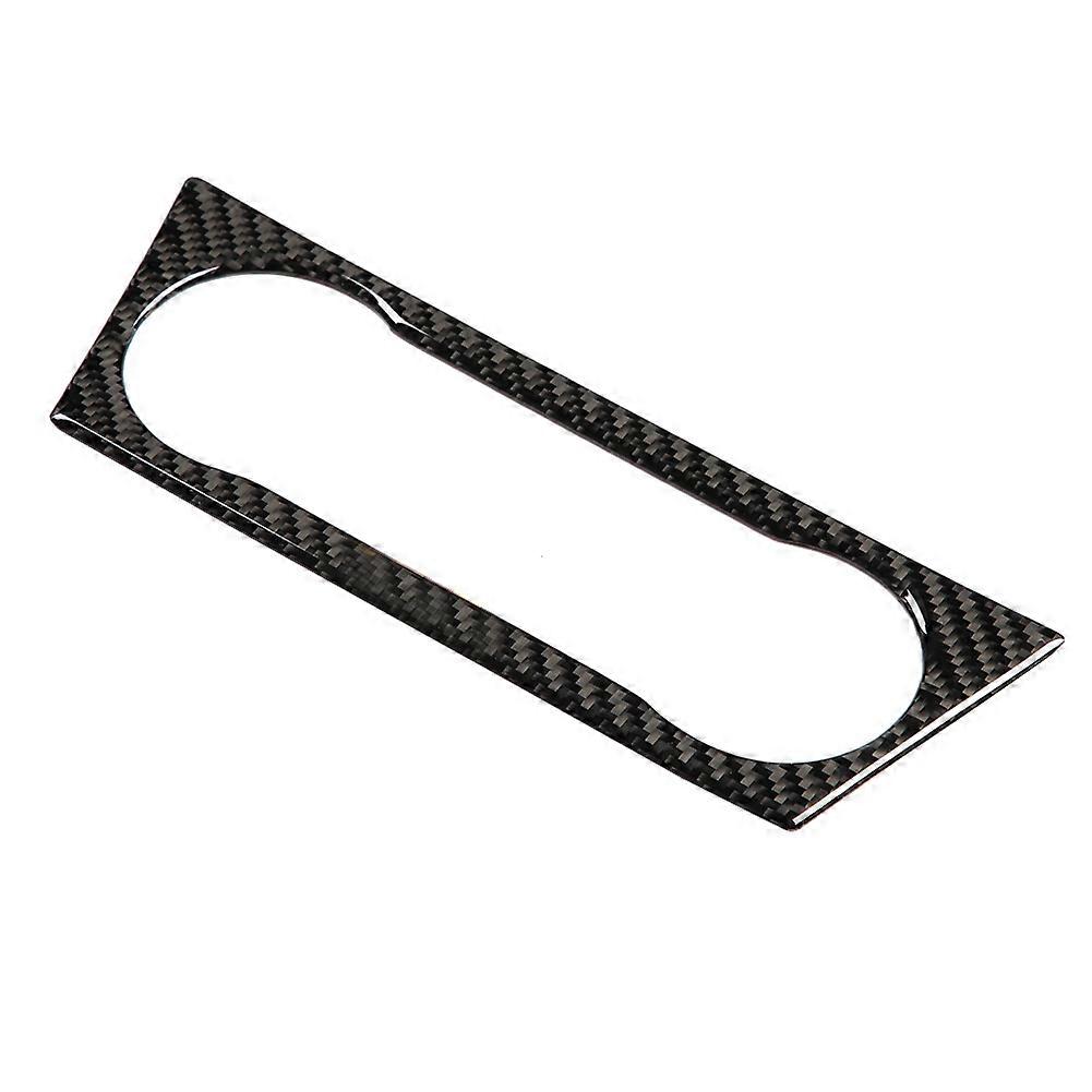 Carbon Fiber CD Air Conditioning Control Panel Cover Trim for Mercedes Benz a B/GLA/CLA(Pure)