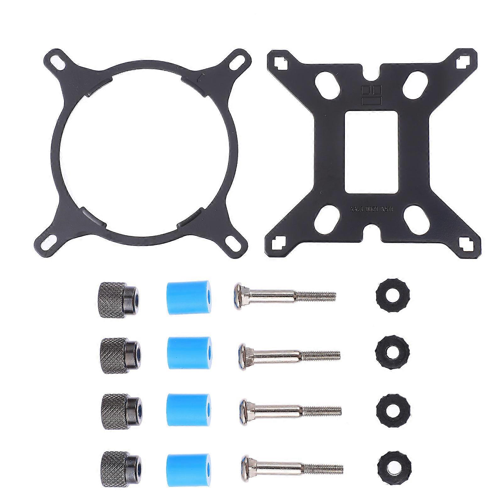 Mounting Bracket for Cpu Radiator Cpu Heatsink Bracket Stability for Mounting Black 9X9X1CM 1Set