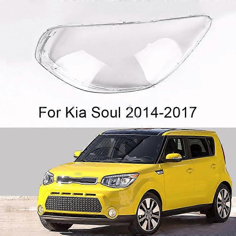 For Kia Soul 2014-2017 Headlight Lens Shell Transparent Headlamp Cover Replace The Original Lampshade Plexiglass