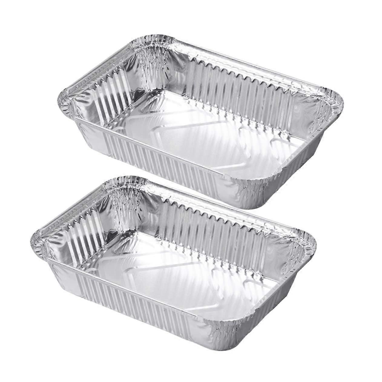 Chafing Pans Set of 10 Aluminium Foil Trays for Food Serving, Tinsel Organiser with Luminous Antlers Headband