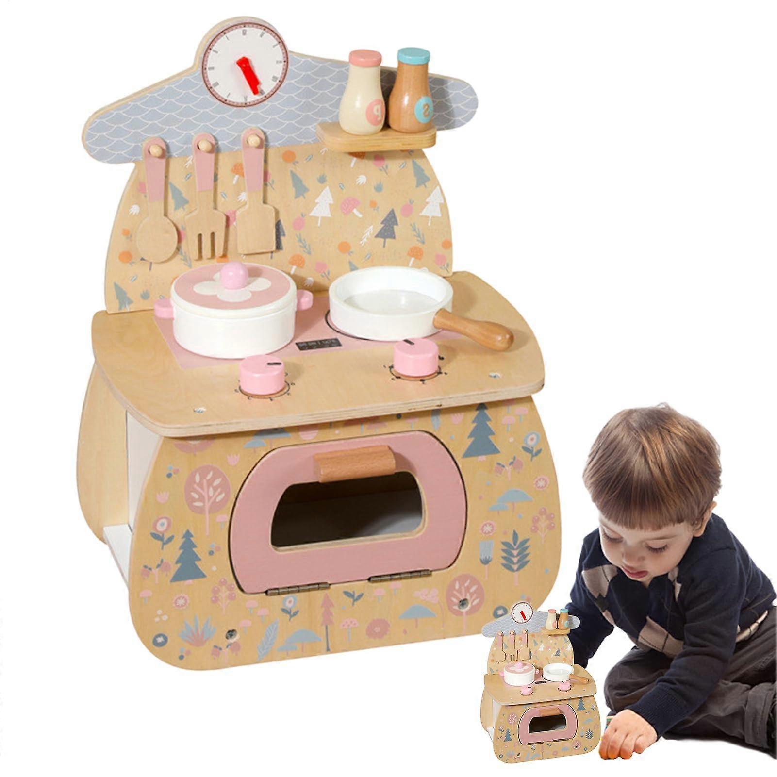 Kids Baking Set  Real Cooking Pretend Play Kitchen Tools  Play Kitchen Kit