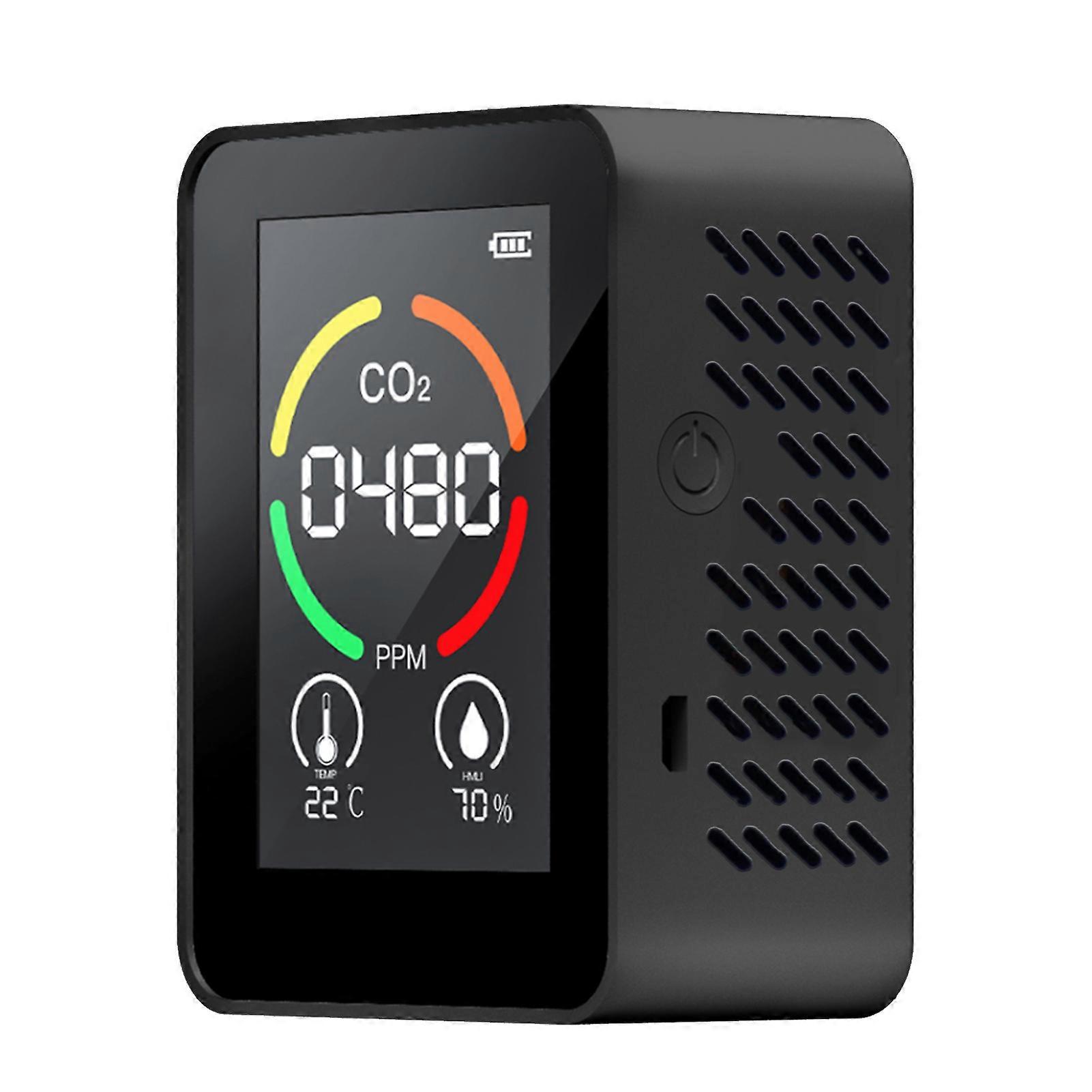 3 in 1 Carbon Dioxide Detector Quality Monitor Temperature Humidity Air Analyzer Digital CO2 Meter for Home Office