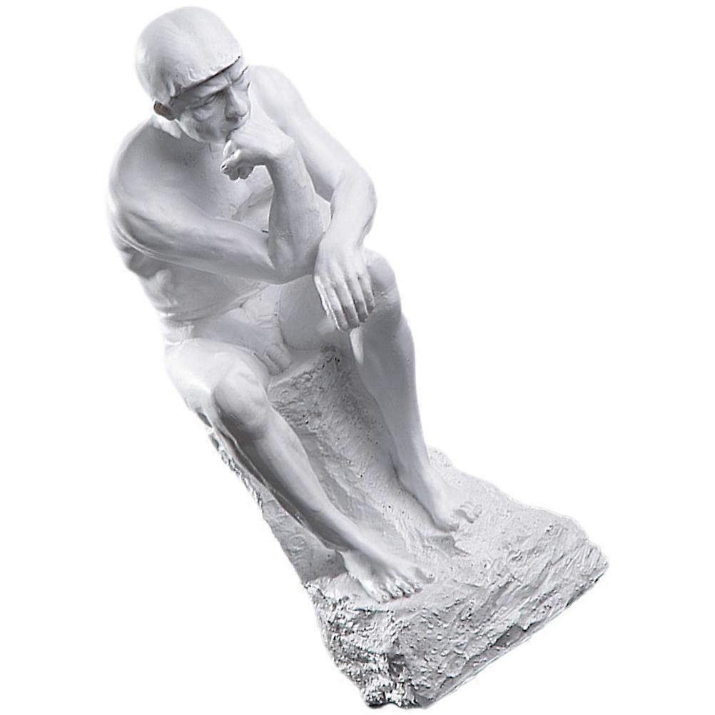 Thinker Figurine Resin Statue Nordic Style Office Display 1Pack