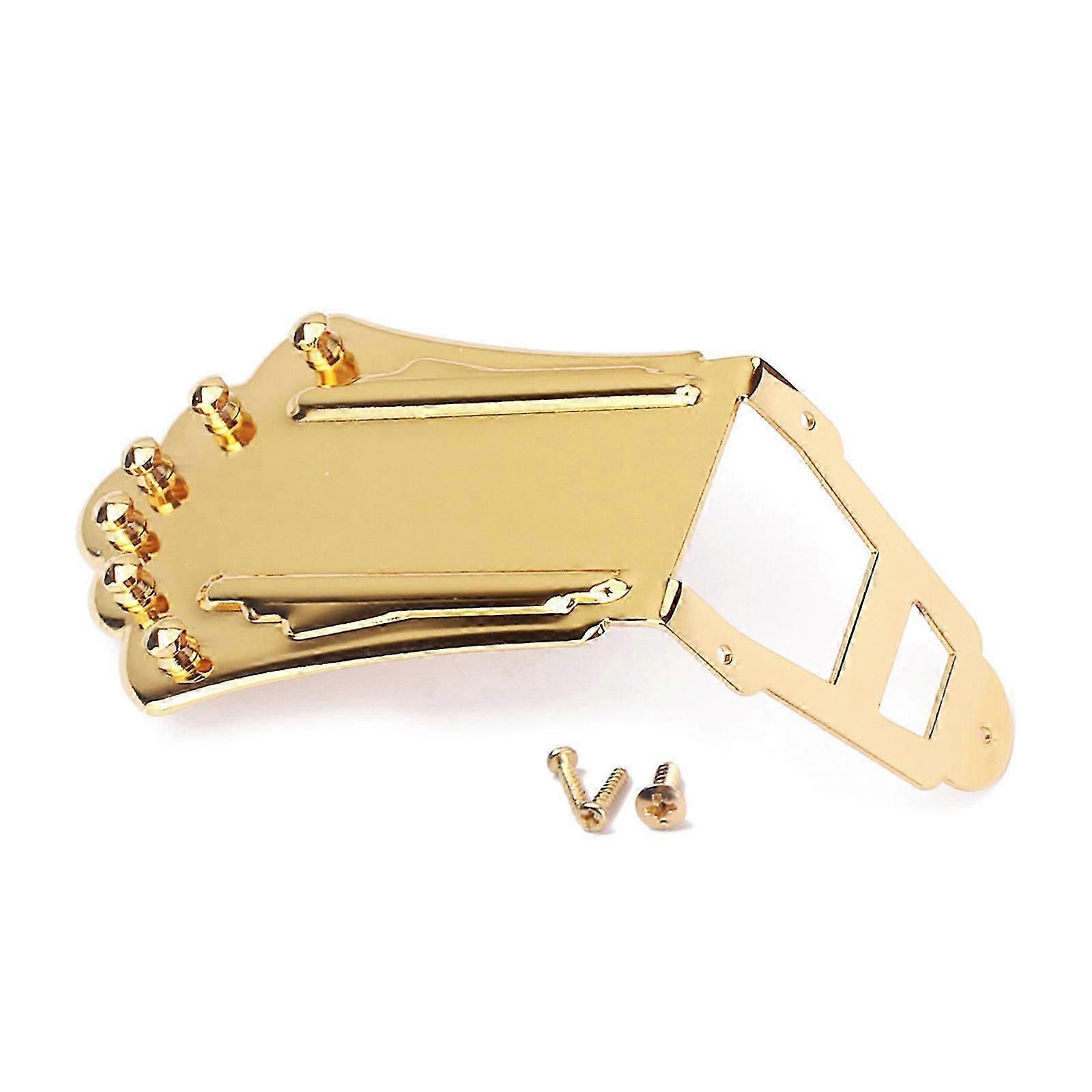 2025 Latest Model Guitar Metal Trapezoidal Tail Plate String Replacement Bridge