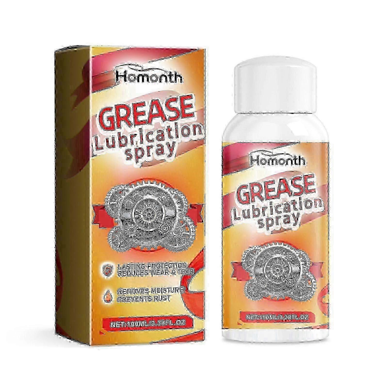 Multi-Functional Mechanical Grease Lubrication Spray Household Mechanical Gear Lock Core Hinge Door Rust Prevention Spray