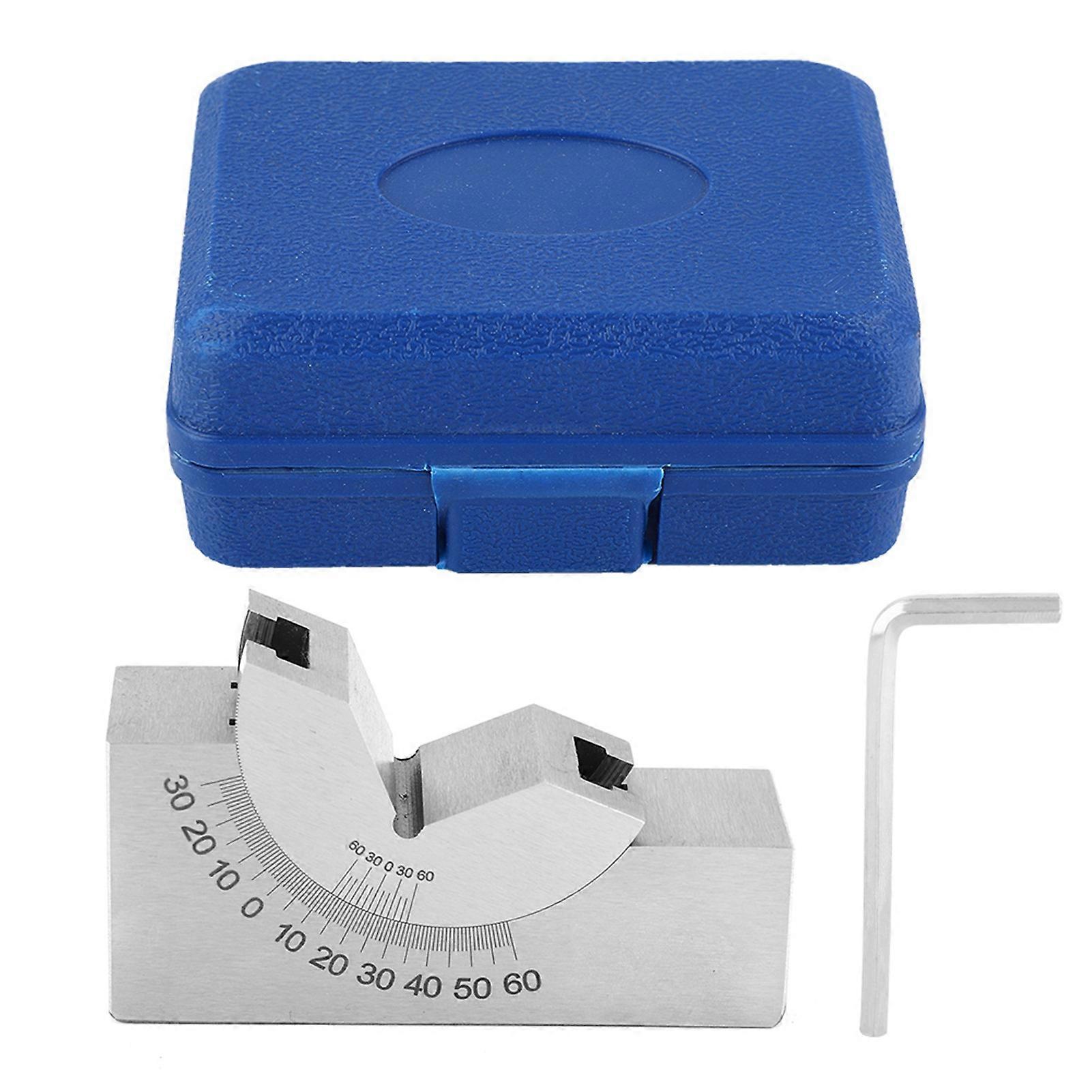 75x25x36 AP30 Tool Steel Precision Micro Adjustable Angle V Block Milling