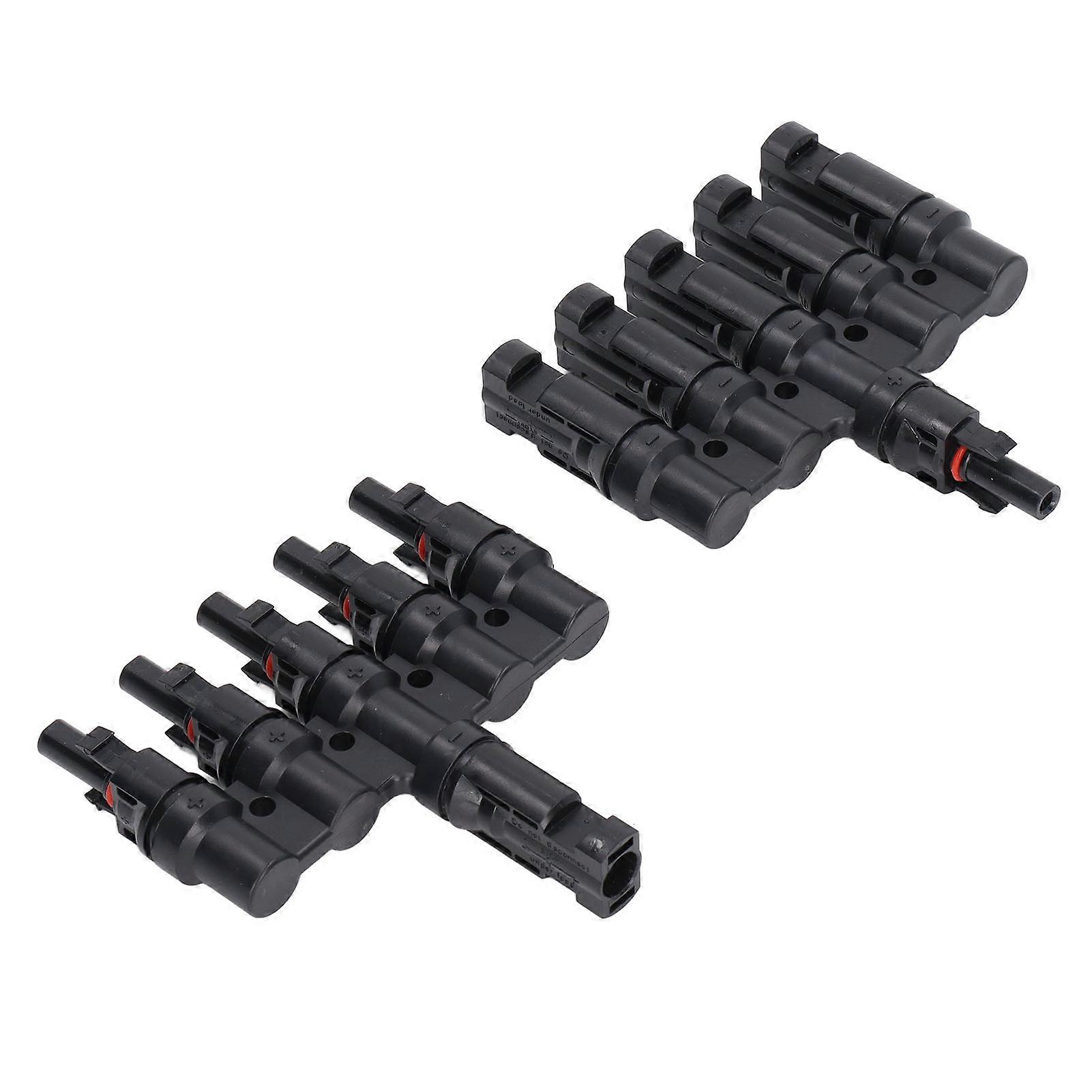 1 Pair Solar Branch Connector Panel Parallel Connection Cable Splitter Coupler DIY Mount Tool T6 