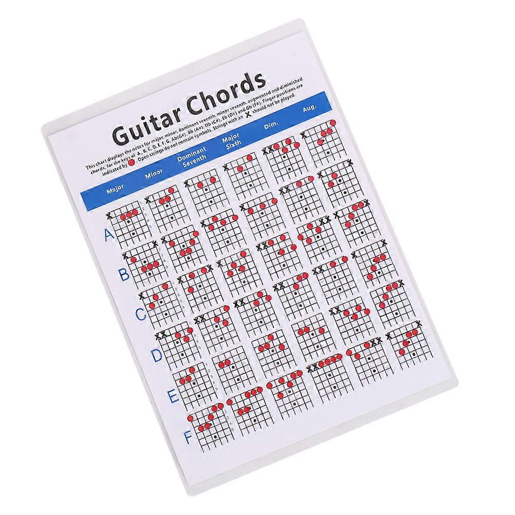 Guitar Chords For Beginners Electric Guitar Chord Chord Training Tool Multi Colored Home Use Size L 1Pack