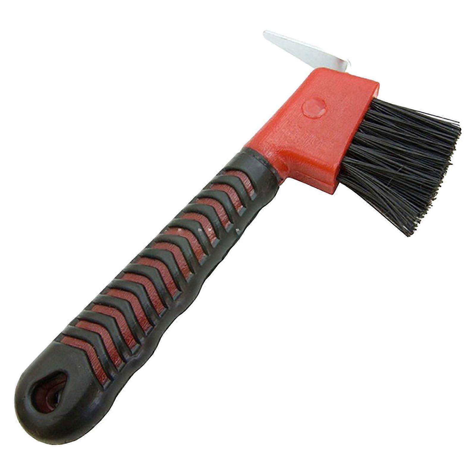 Ergonomic Hoof Scraper Brush, Multifunctional Horse Care Tool with Robust PP and TPE Materials, Quick Cleaning for Horse Stables