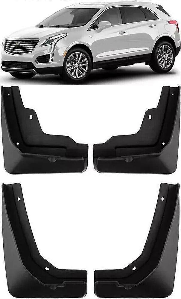 Compatible New Rear Molded Splash Guards Mud Flaps FOR 2017-2024 Cadillac XT5
