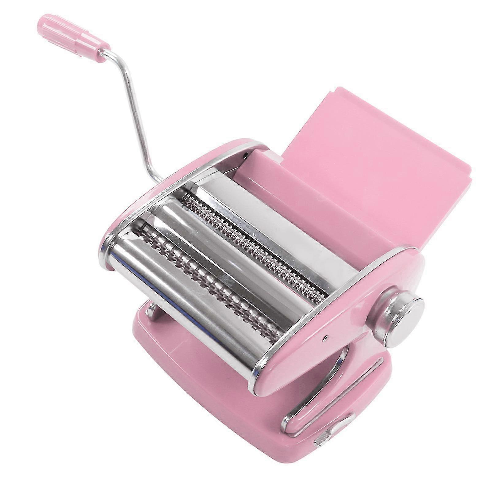 Pasta Maker Machine Manual Stainless Steel Small Multifunction Noodle Rolling with Suction Cup