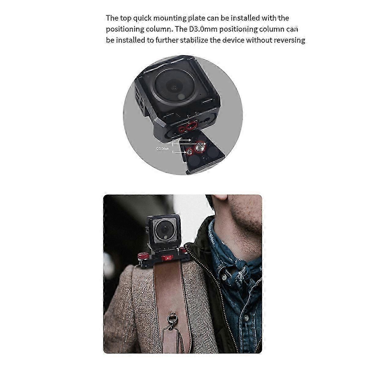 Camera Waist Belt Clip Quick Release V Plate Mount Anti-Shake Fast Switch Tool for SLR Gimbal Should