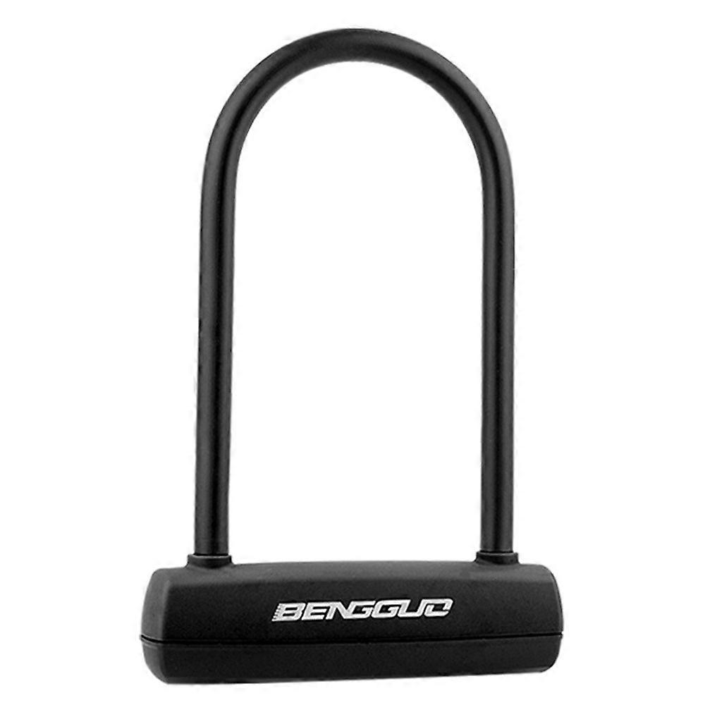 BENGGUO G-0521 Bicycle Motorcycle Electric Bike U-Shape Lock Anti Theft Heavy Duty Alloy Steel Lock