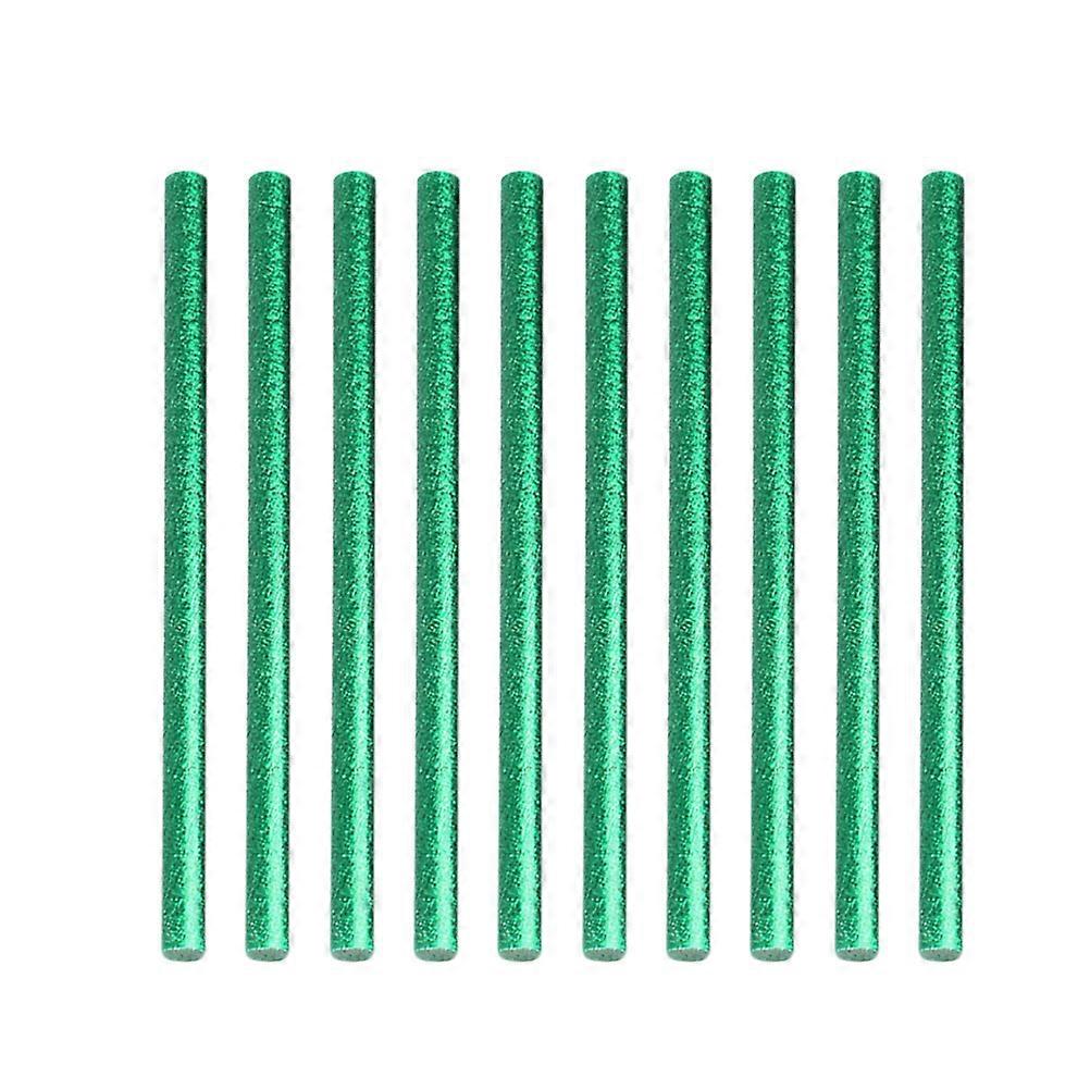 Colorful Glue Sticks for Craft Made of Resin Safe with High Strength Aging Resistance Green 7x100mm