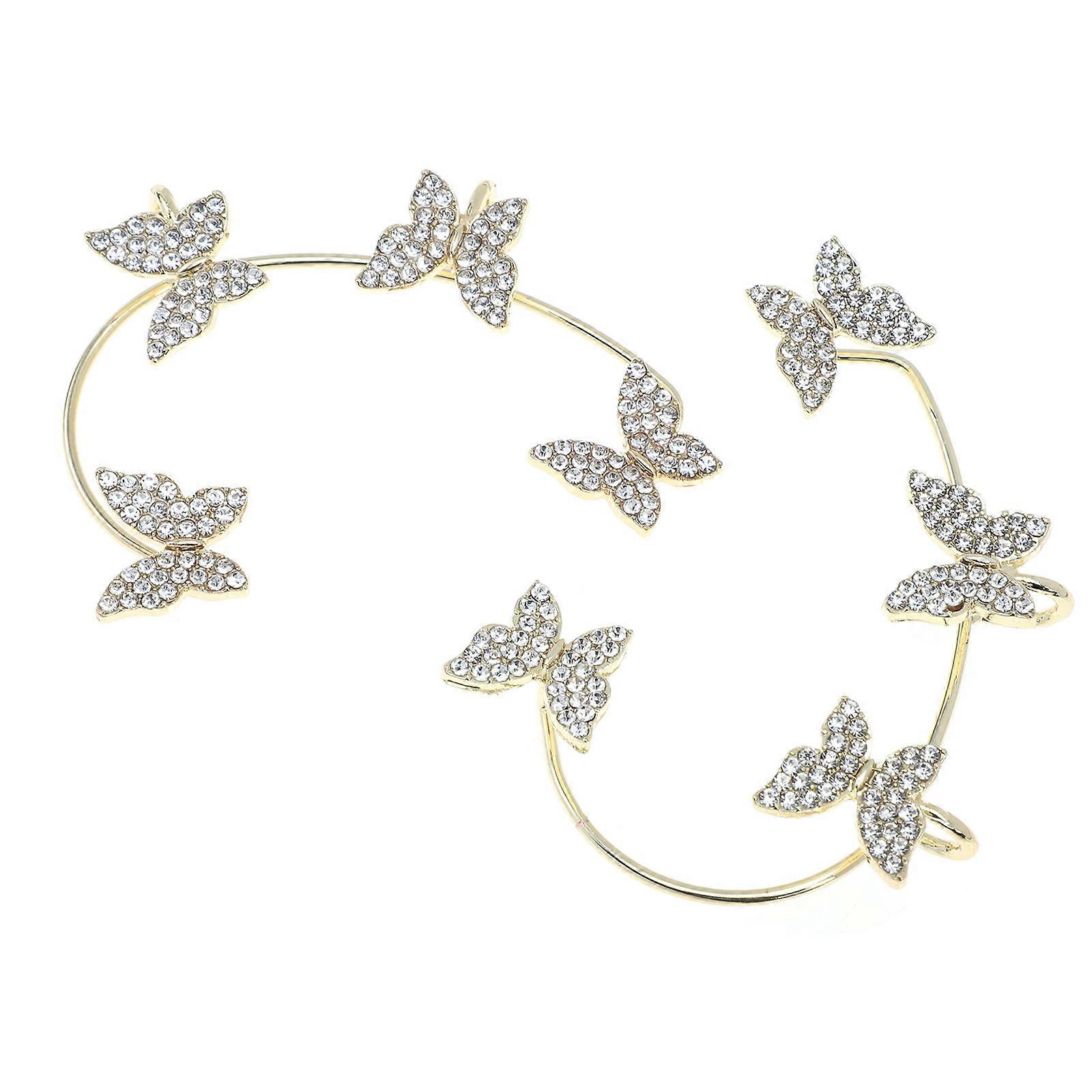 Simple Ear Clip Non Piercing Earrings Girls Wedding Prom Charming Occasions 1 Pair