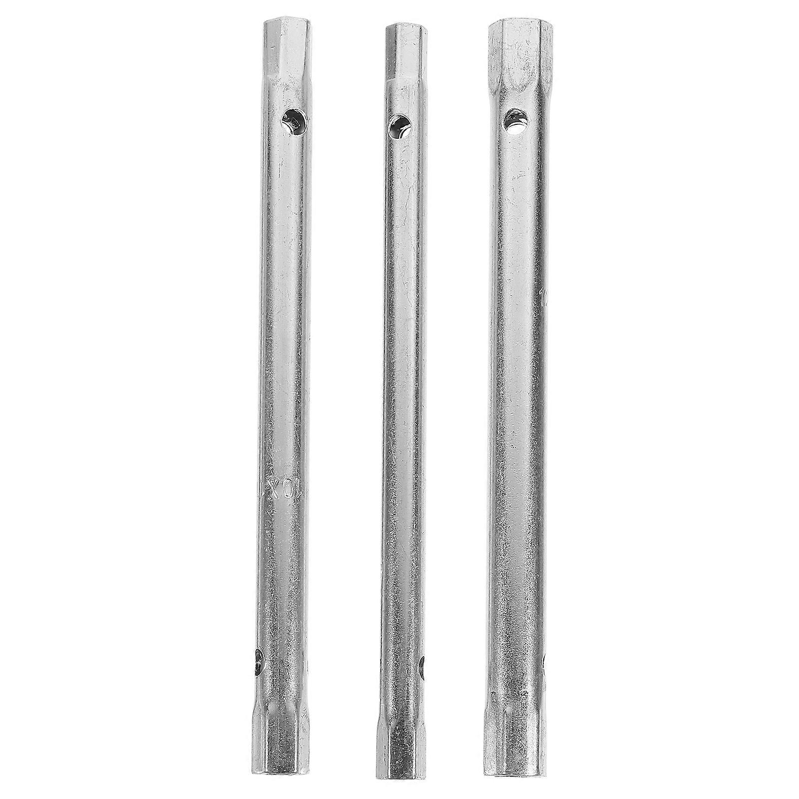 3pcs Steel Dual-ended Socket Wrench Set for Home Use with Compact Design and Performance