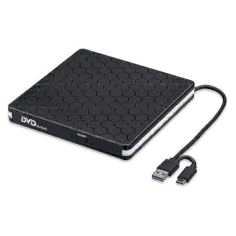 External Cd Dvd Player Usb 3.0 And Typec White