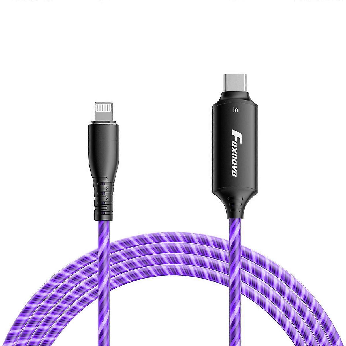 Usb To C Cable Brighten Charging Cable Fast Charging 1Pack PVC Material For General Users Devices Charging