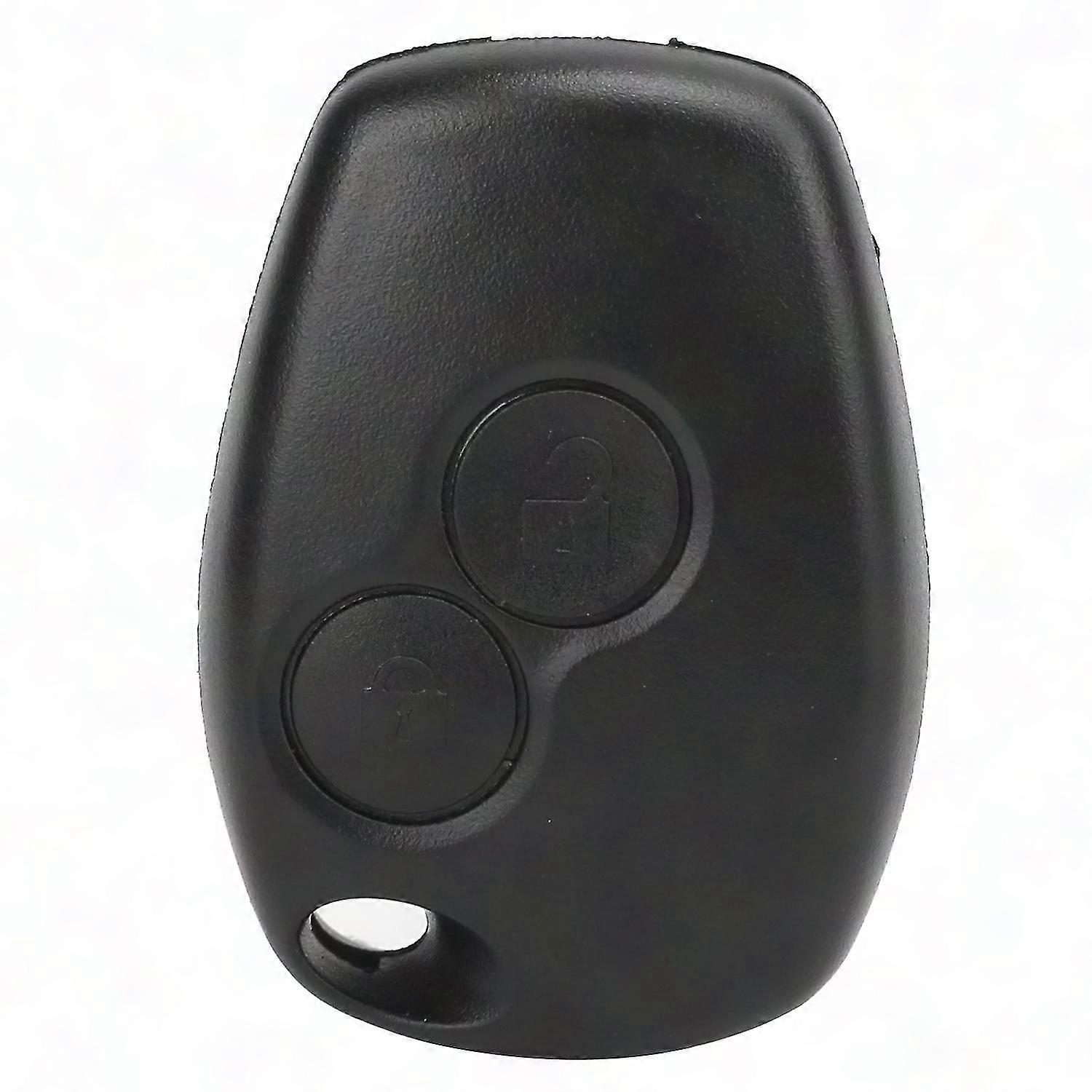 Smart 2-Button 433MHz Remote Key Fob with Built-in Battery for Repair & Replacement