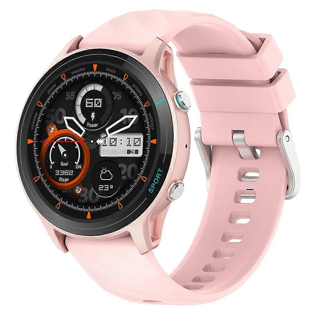 TKdaddy Z123 Smart Watch 1.52-inch Multiple Sports Mode Health Monitor Bluetooth-compatible Call Wristwatch Pink