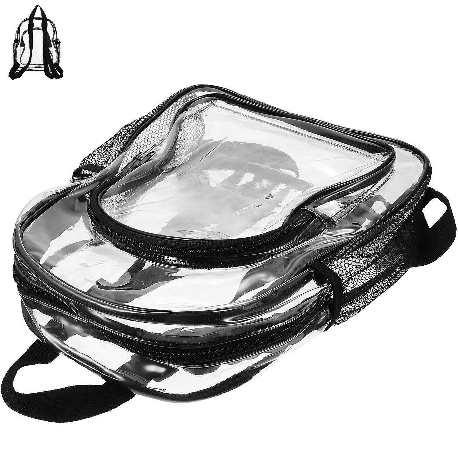 Cute Clear Backpack Transparent PVC for Instrument Combining Versatile Usage and Comfort