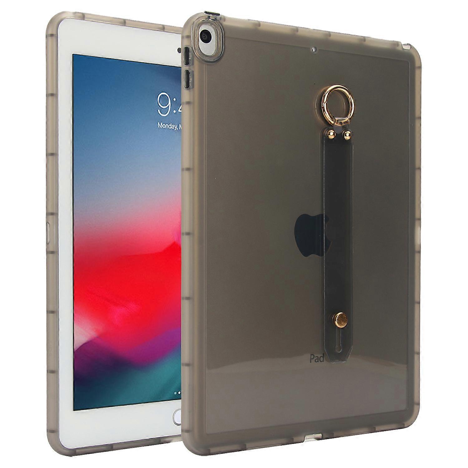 Para iPad Air 10,5 polegadas (2019) Capa à prova de choque TPU Tablet Cover com pulseira preta