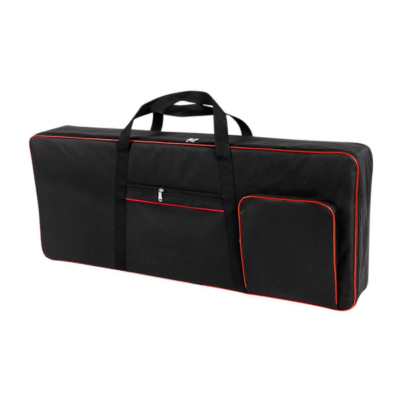 61 Keyboard Case, Padded Waterproof Gig Bag For 61-Key Digital Piano, 40.16 X 16.54 X 1.97 In, Black