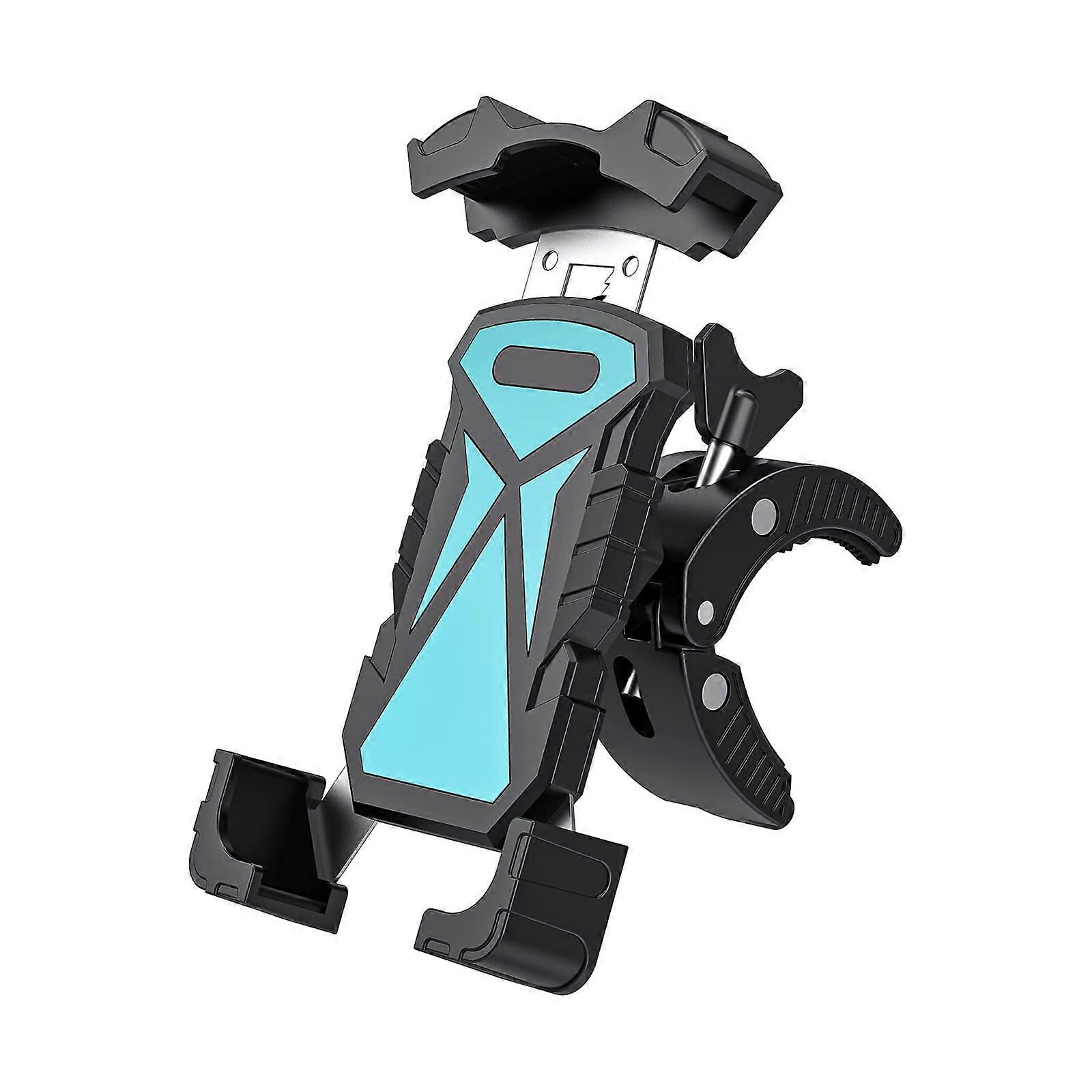 Motorcycle handlebar phone mount for most phone holders, handlebar for smartphone mount blue