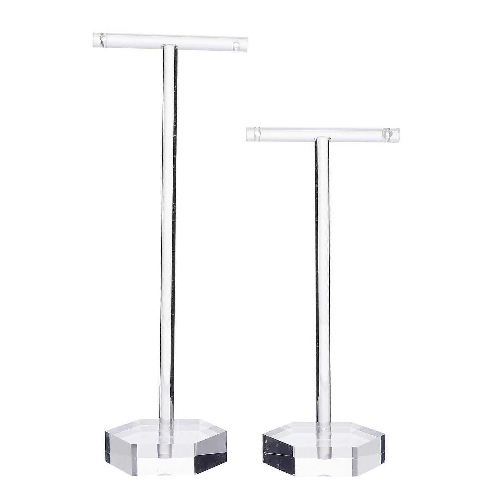 Jewelry Organizer Board 2Pcs For Displaying Earrings At Home With Quality Acrylic Material In Hexagonal Shape