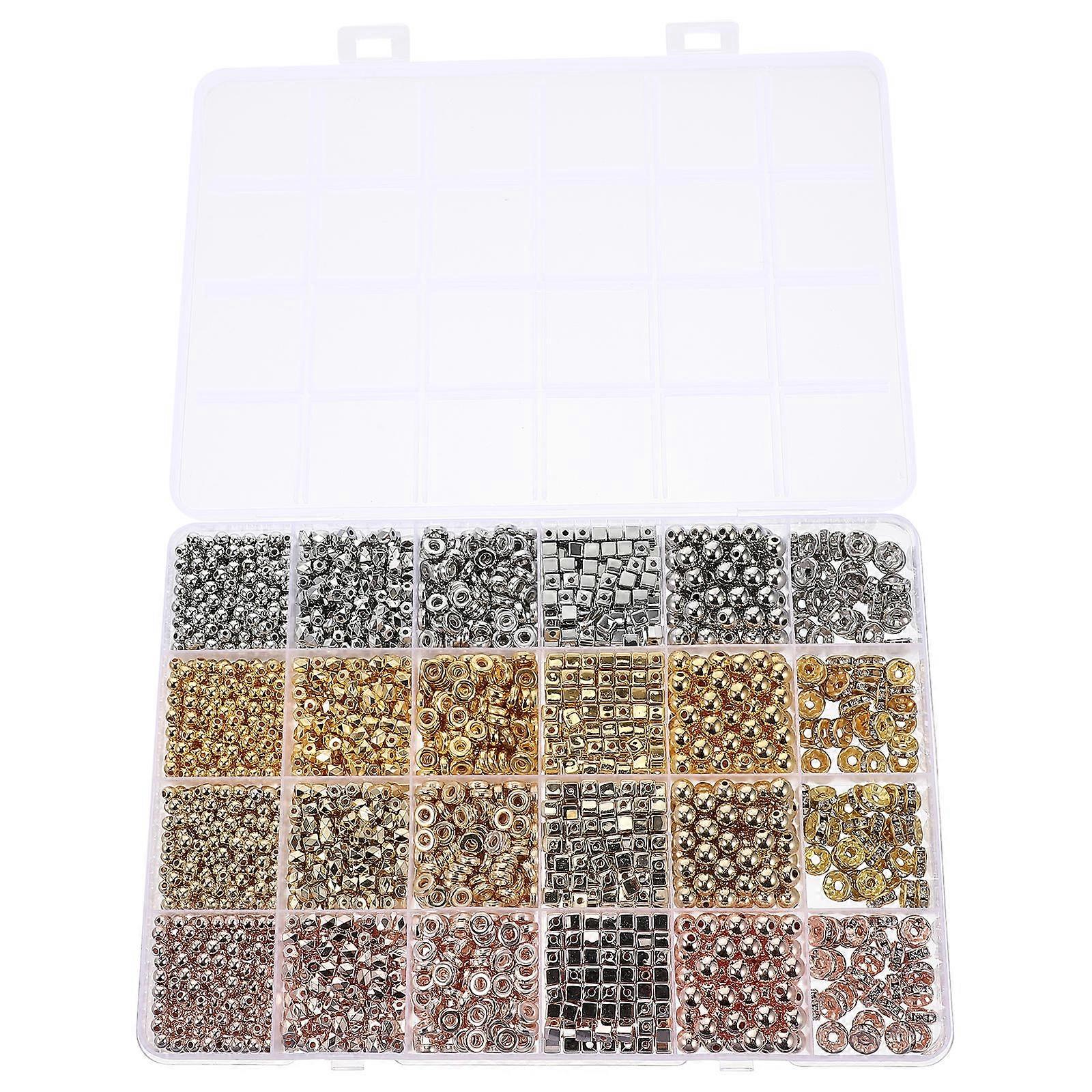 1 Set Spacer Beads Multifunctional Spacer Beads Loose Beads for DIY Jewelry Making