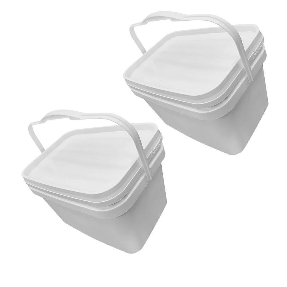 Small Paint Pail 2Pcs Easy To Handle Empty Paint Cans Designed For Home Use And Painting Projects