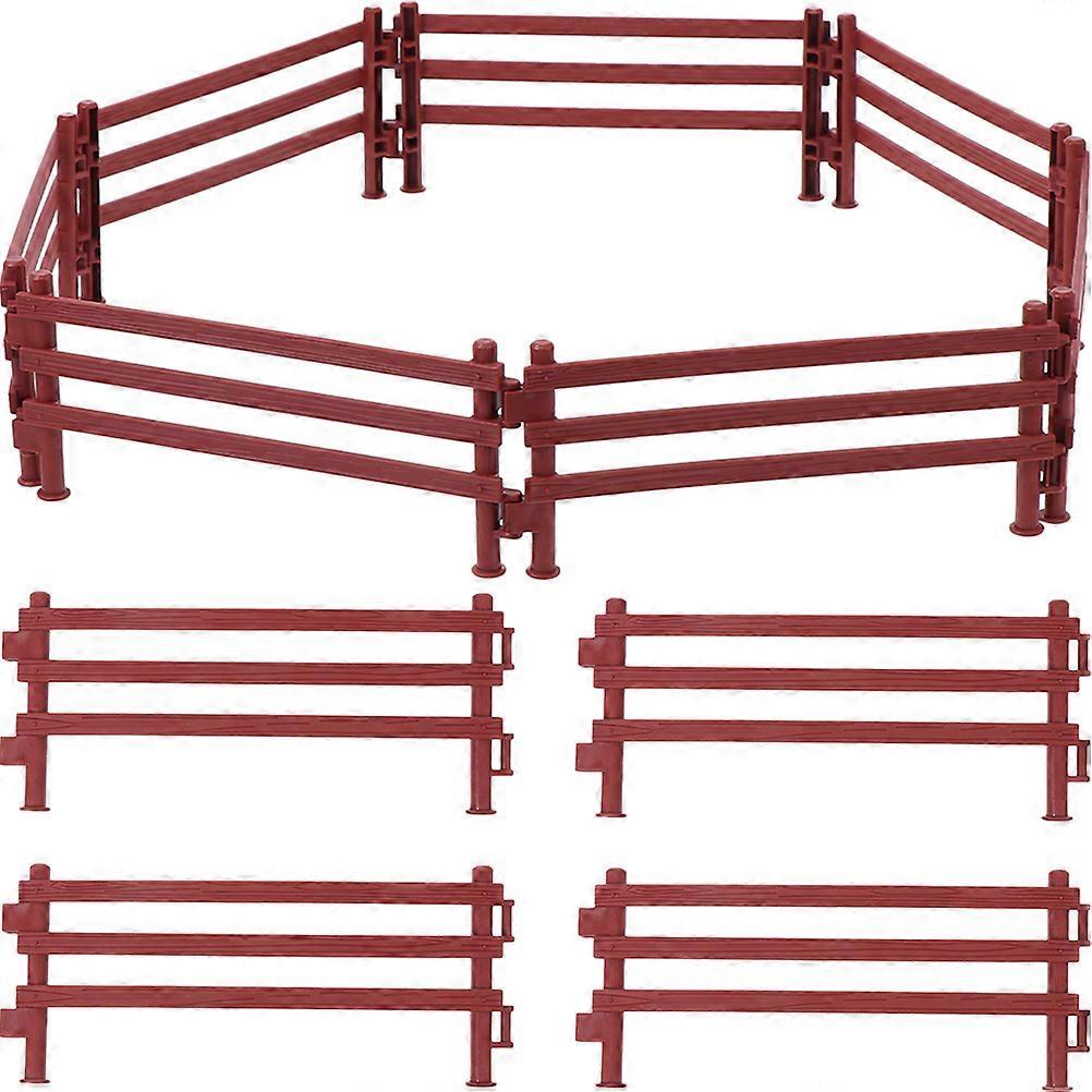 DIY Project Miniature Fencing 30Pcs Realistic Decor for Micro Landscapes with Smooth Surface