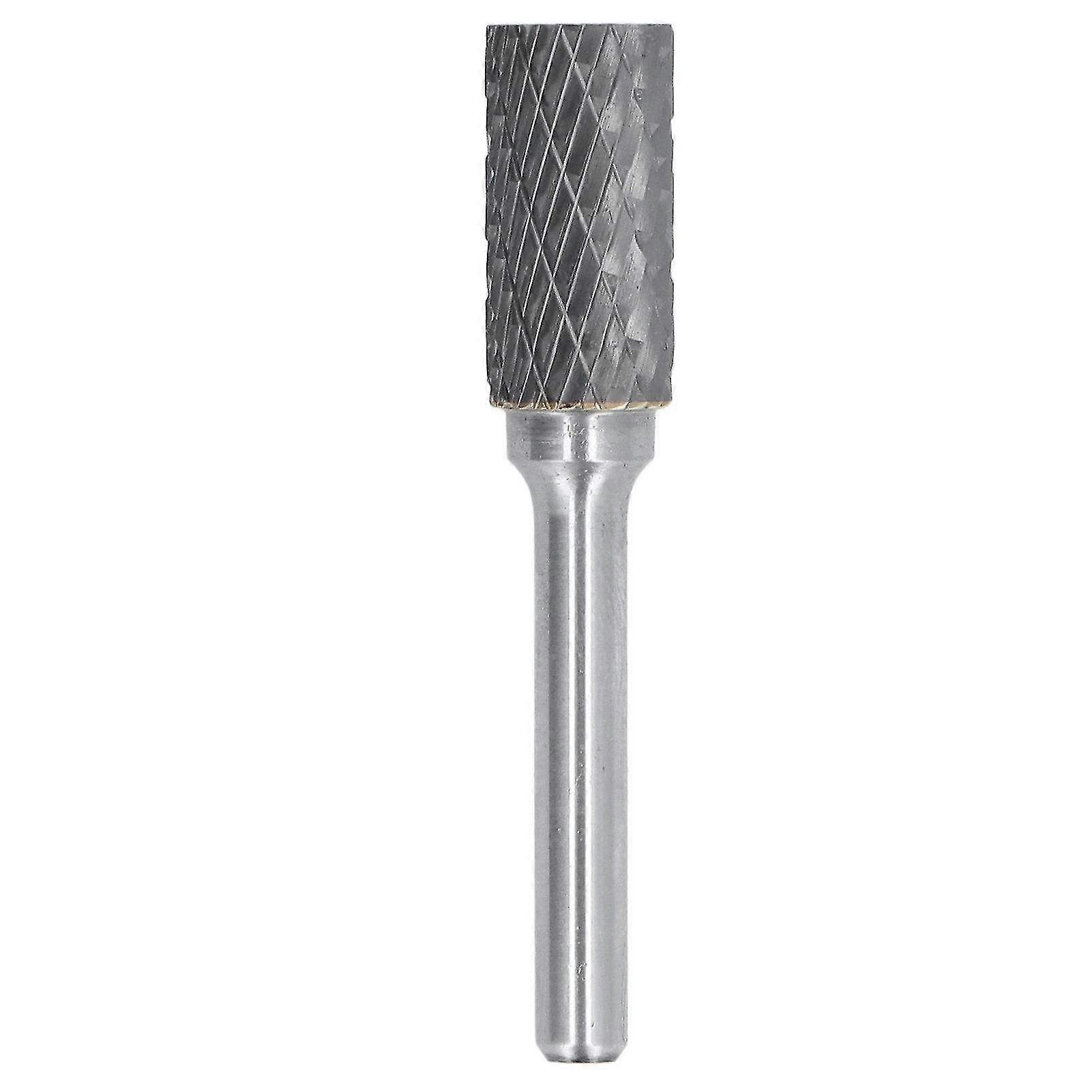 Double Cut Cylindrical Tungsten Steel Rotary Grinding Bit - Chamfering & Deburring Tool for Precision Metalwork