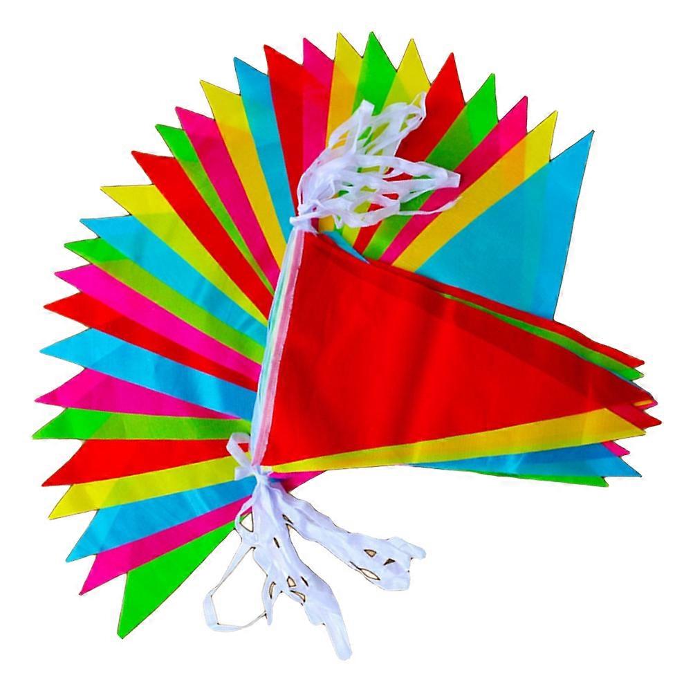 Decorative Triangle Flag Garland for Special Occasions and Festivities