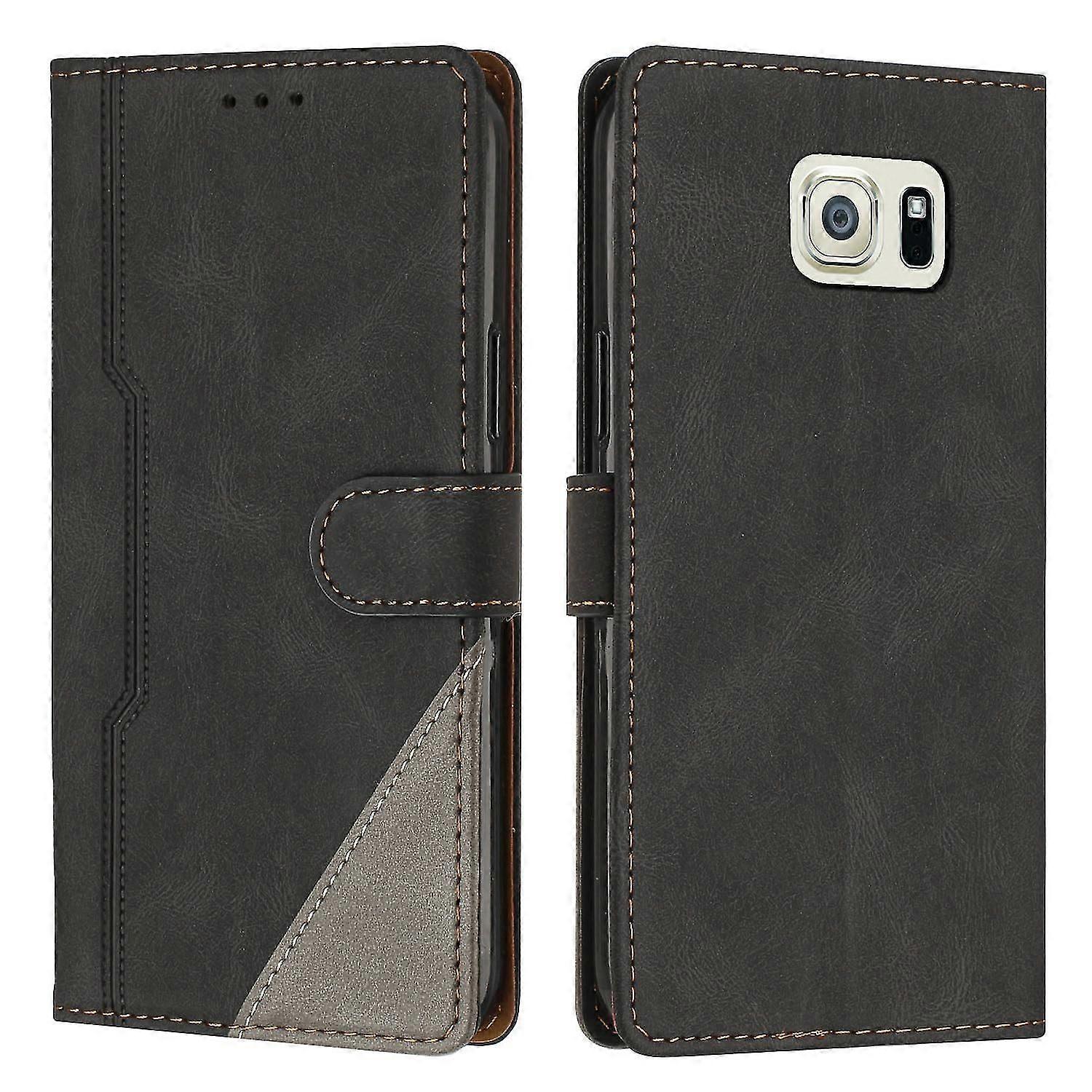 Leather Magnetic Clasp Case with Flip Wallet Stand Function Cover for