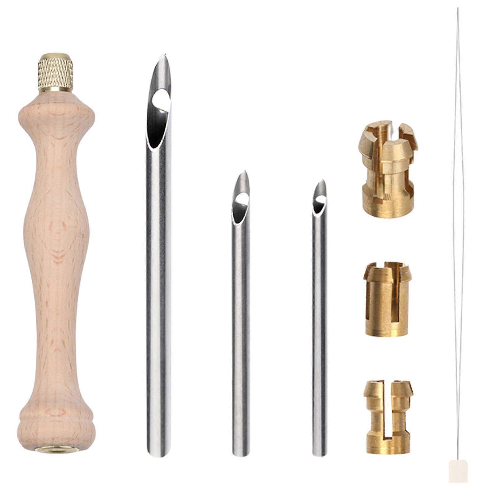 Punch Needle Tool Ergonomic Multifunction Needle Pen Kit for Rug Embroidery, Beginner-Friendly Stitching Set