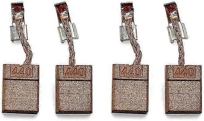 4 Pcs Suitable For Makita Cb-440 Carbon Brush, Compatible Makita Bdf 452 Rfe, Bhp 440 Rfe, Bdf 458 Ddf458z, Df458d, Ddf458rfe