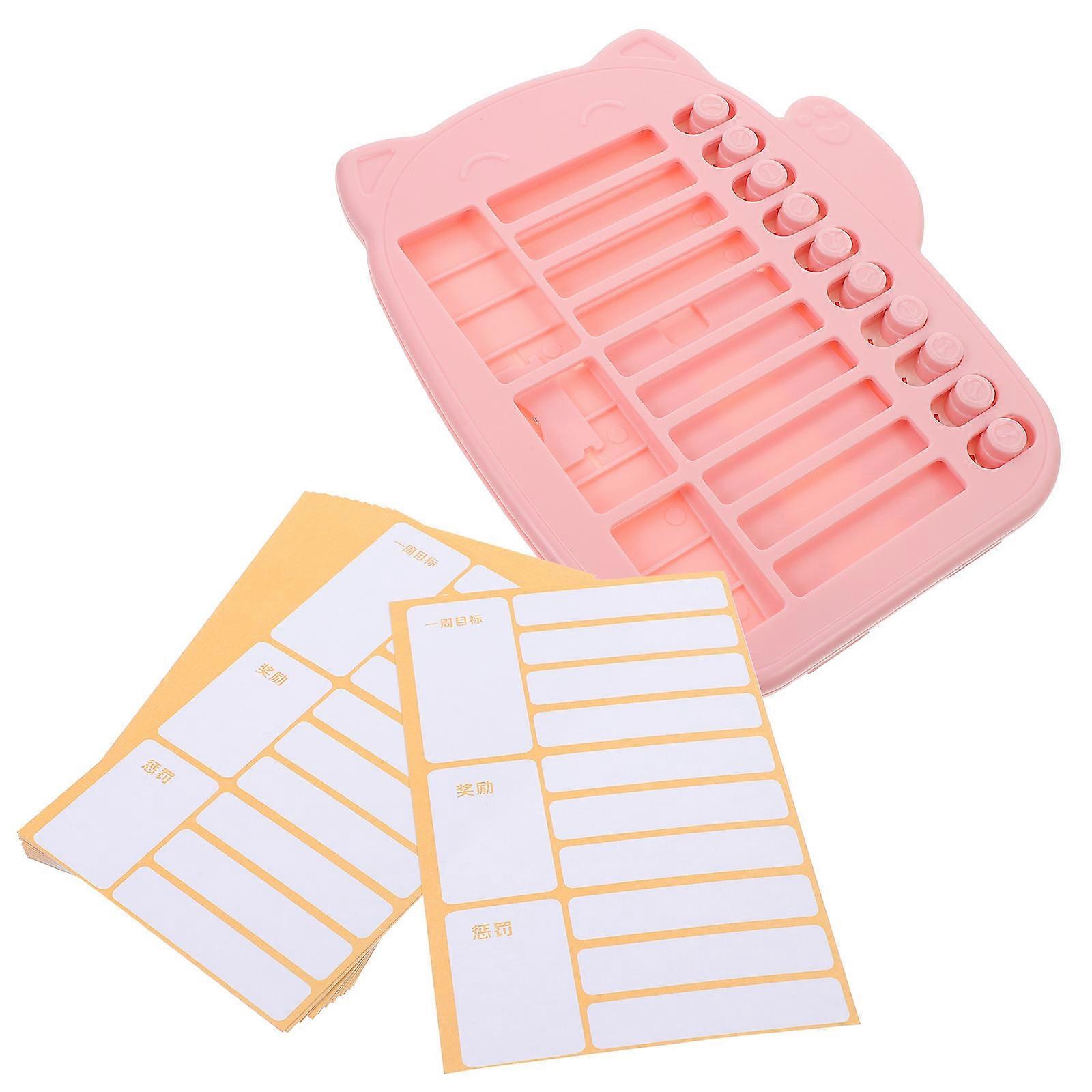 Children Chore Chart For Daily Routine With Portable Design Encourages Habit Tracking And Responsibility Growth 1 Set