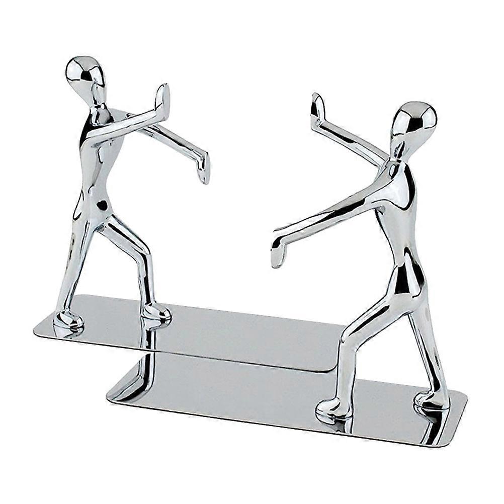 Stylish Kung Fu Designed Bookends For Organizing Your Books DVDs And Magazines 2Pcs