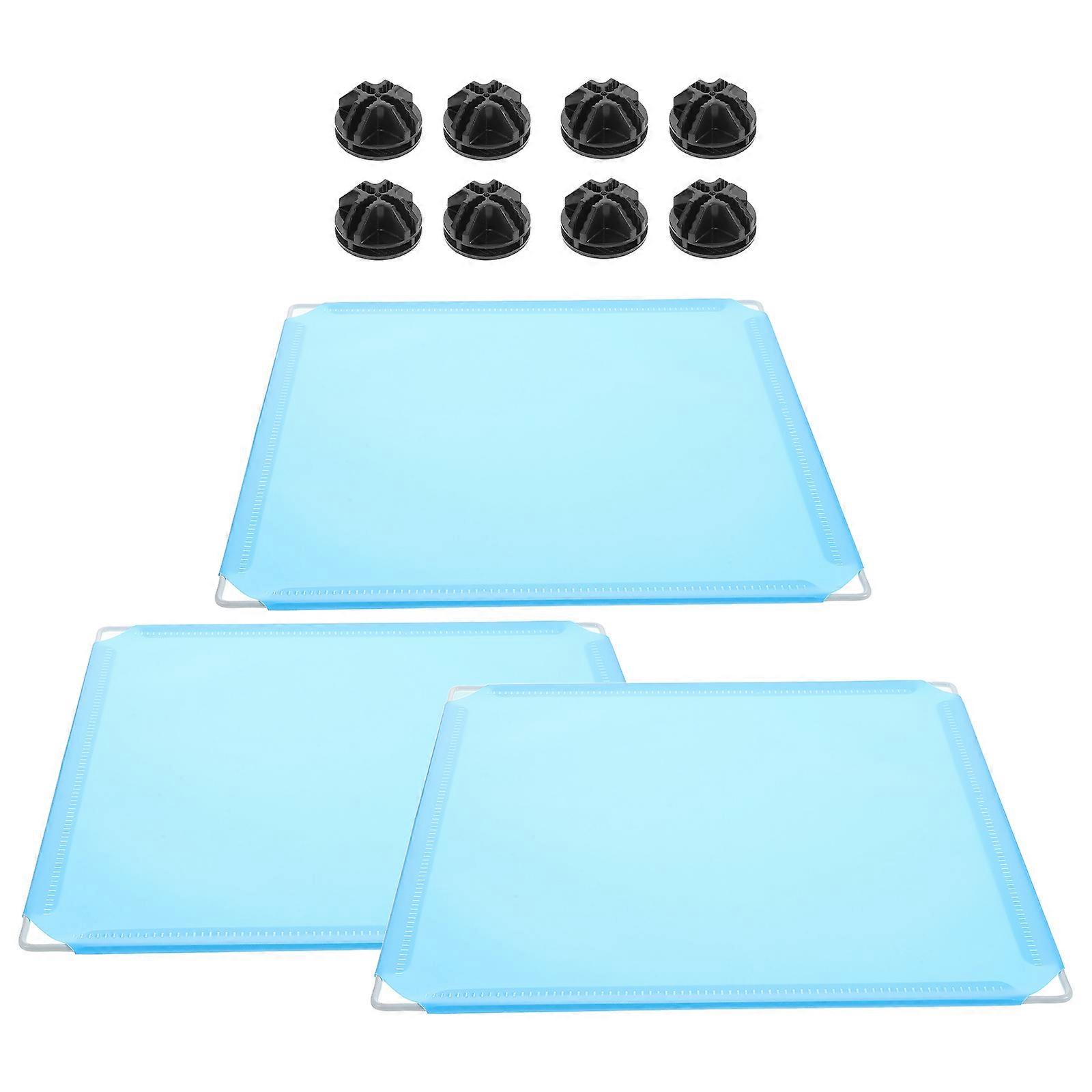 3pcs Cat Litter Box Splash Guard & Privacy Protector for Standard Litter Pans – Easy Assembly, Stylish Enclosure for Home Decor