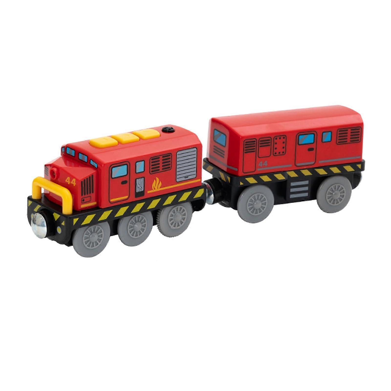Battery-Powered Train Magnetic Coupling Electric Train Car Set Educational STEM Toy For Creative Learning