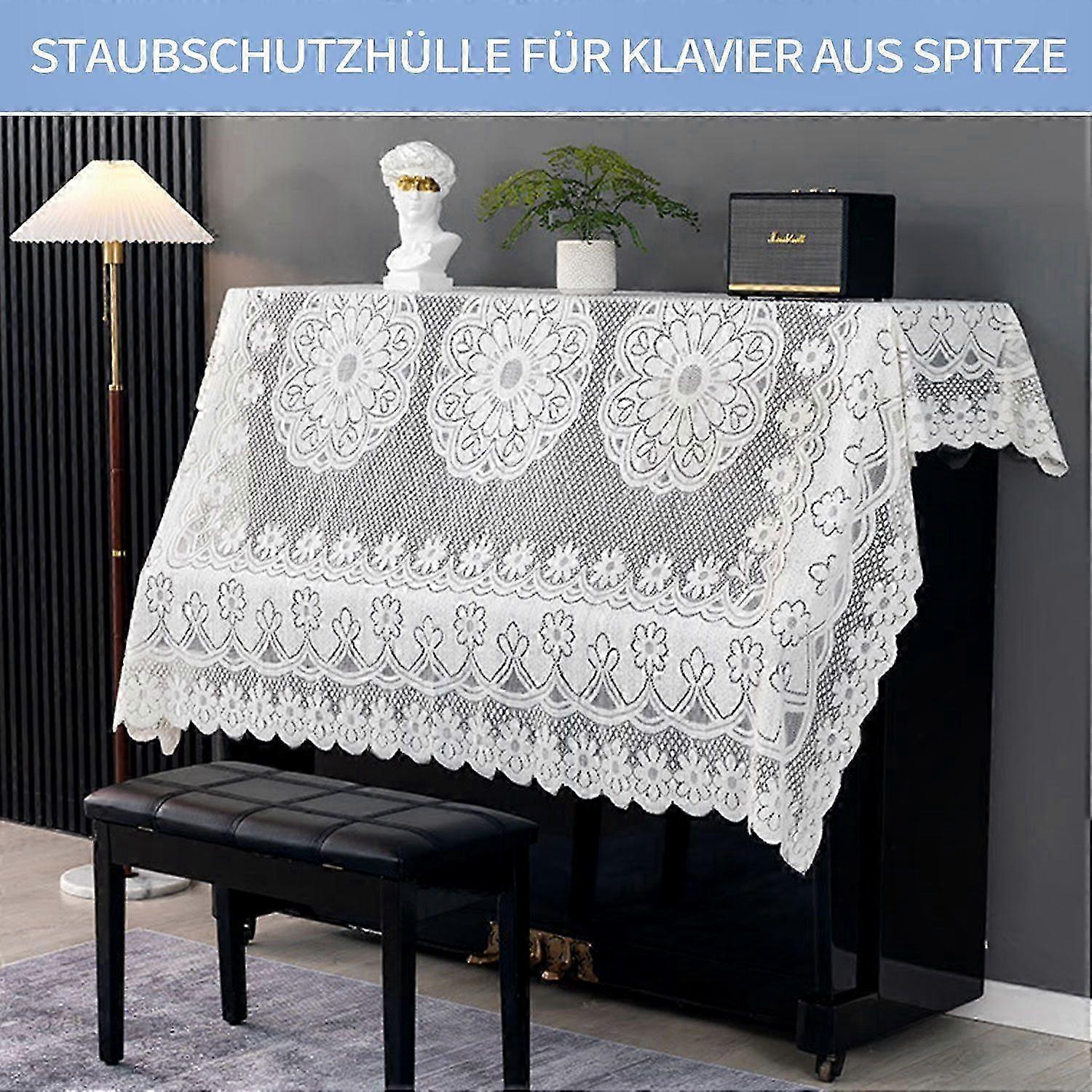 Protective Dust Cover for Piano with Stool Accessory Care Solution