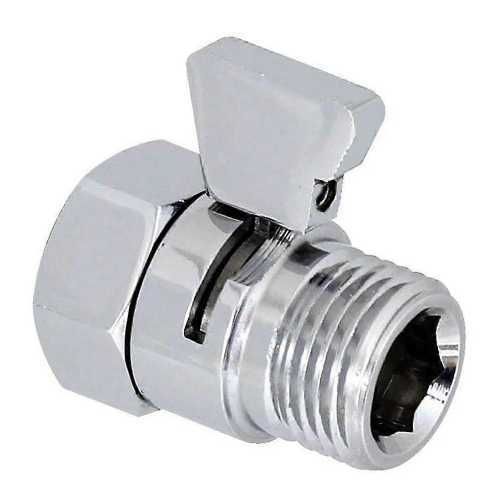 G1/2 Brass Bathroom Fitting With Handle For Shower Spray Gun Adapter Valve Flow Regulator