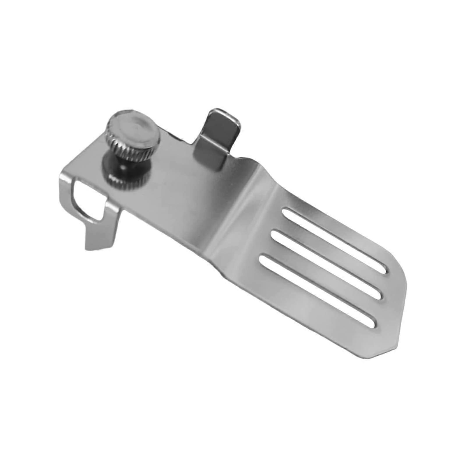 Stainless Steel Pencil Holder Attachment Compatible with Standard Measuring Tape for Precise Layout Marking Clip Mount