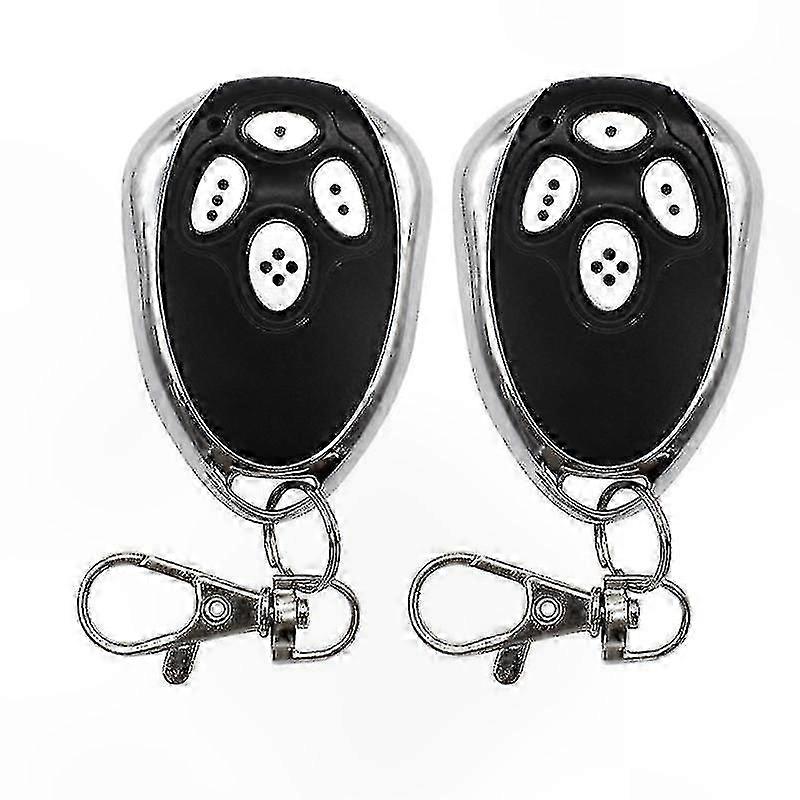 2-Pack 433MHz Garage Door Remote Control for Sliding Gates and Motors