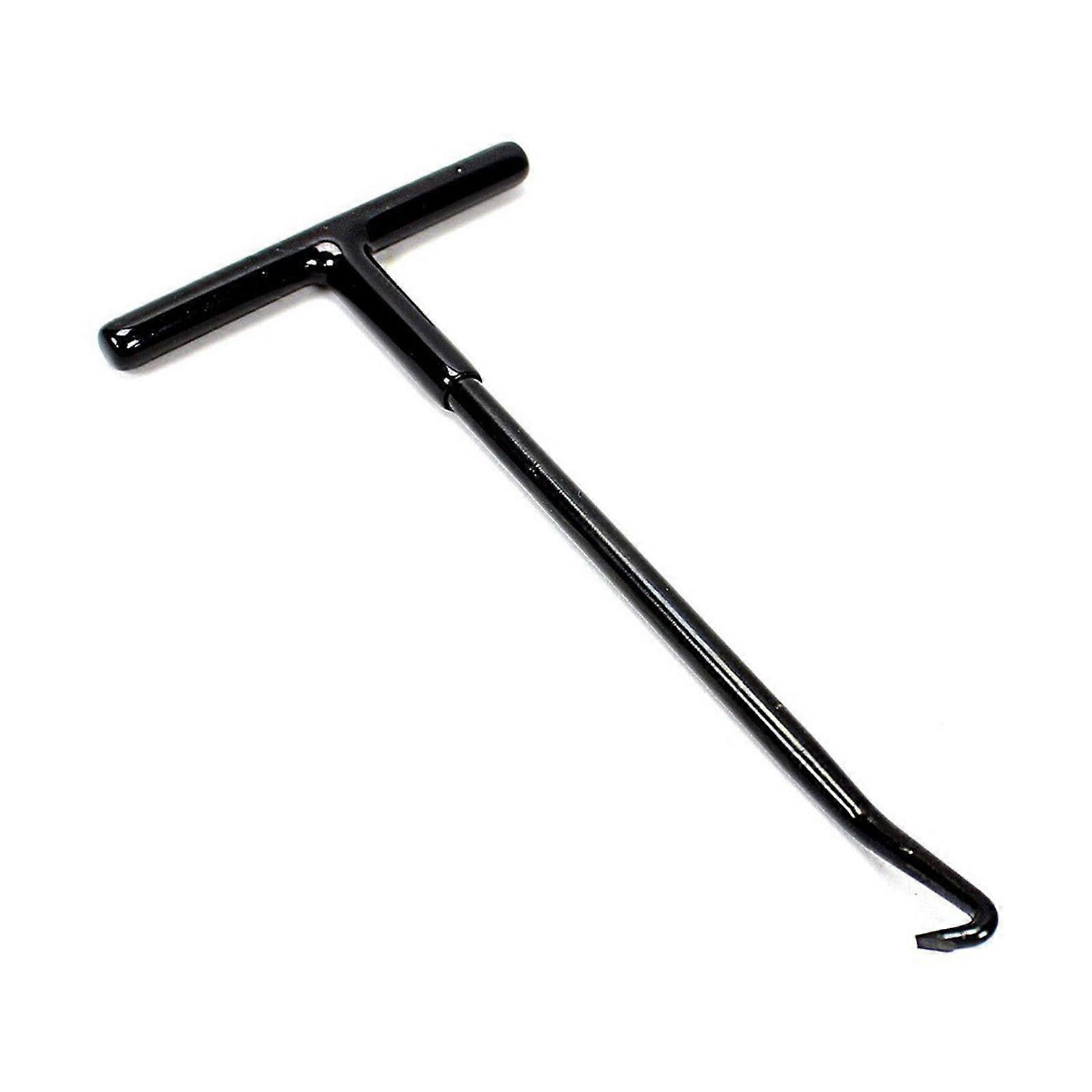Motorcycle Spring Hook With Rubber Coating T-Shaped Exhaust Pipe Spring Tool Puller Installation Hook Black